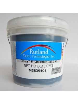 Rutland M3 NPT HO BLACK plastisol screen print ink